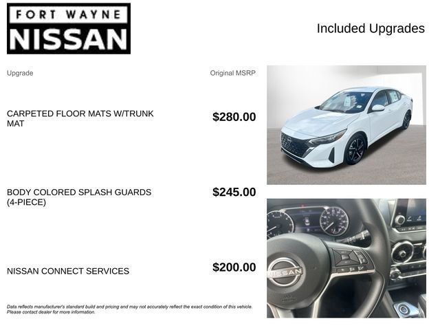 New 2025 Nissan Sentra SV w/ Trunk Package image 4