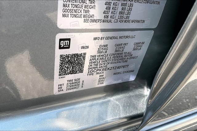 New 2026 Chevrolet Silverado 1500 Custom w/ Turbomax Blackout Package AWD/4WD image 14