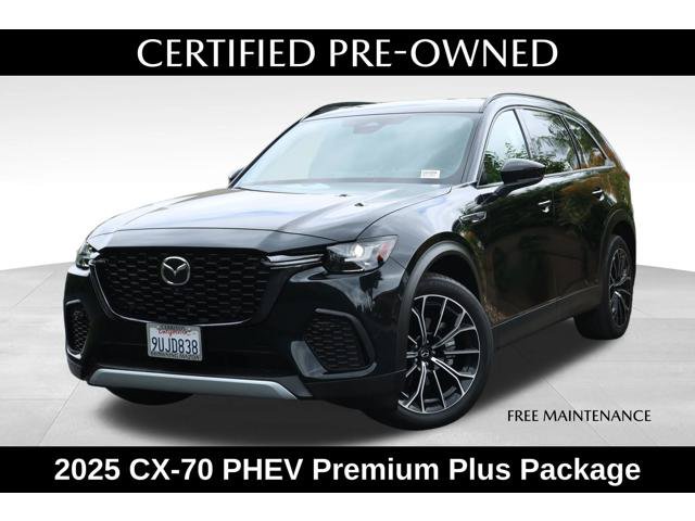 Certified 2025 MAZDA CX-70 Plug-In Hybrid w/ Premium Plus AWD/4WD image 1