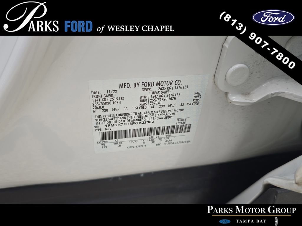 Certified 2023 Ford Explorer Limited w/ Limited Technology Package image 34
