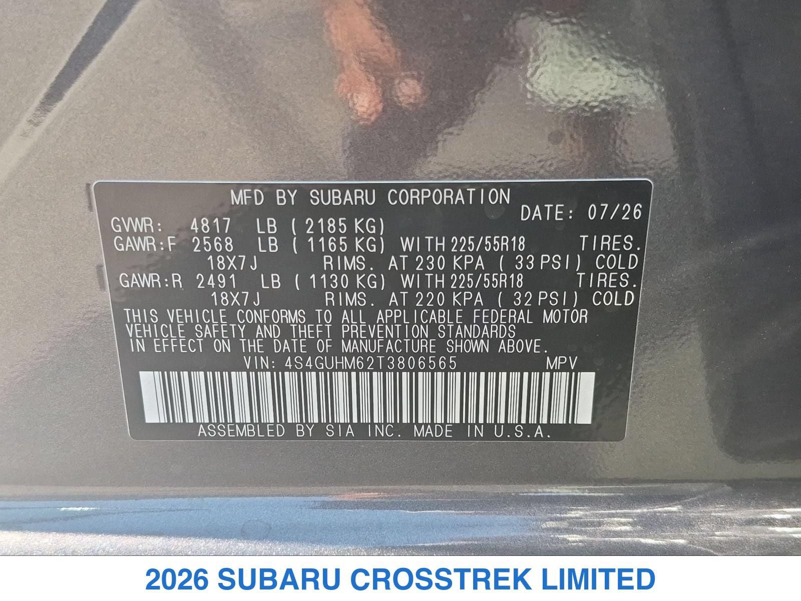 New 2026 Subaru Crosstrek 2.5i Limited AWD/4WD image 26