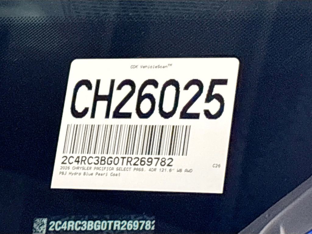 New 2026 Chrysler Pacifica Select AWD/4WD image 23
