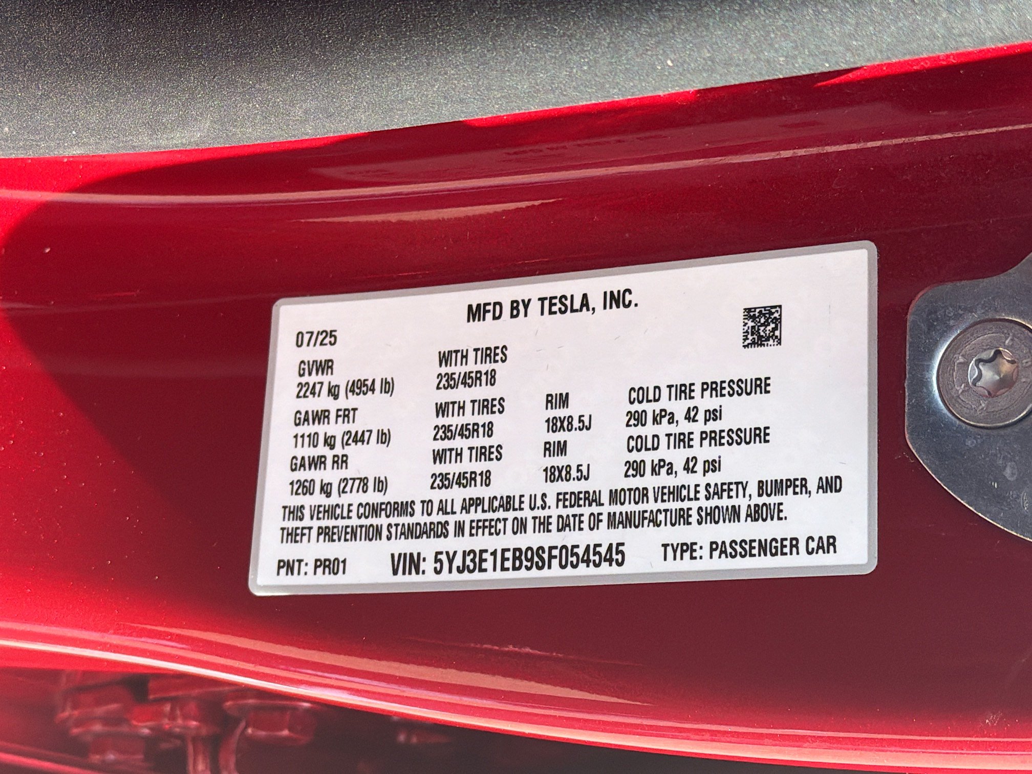 Used 2025 Tesla Model 3 Long Range AWD/4WD image 12