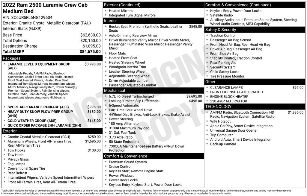 Used 2022 RAM 2500 Laramie image 29