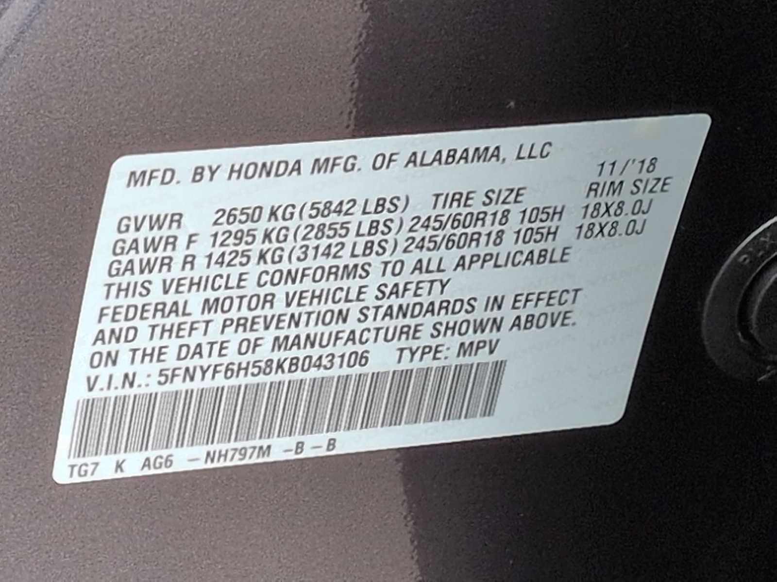Used 2019 Honda Pilot EX-L image 37
