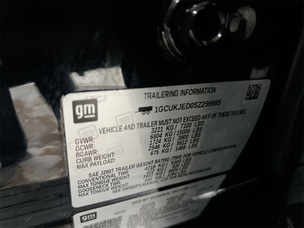 New 2025 Chevrolet Silverado 1500 High Country w/ Midnight Edition image 29