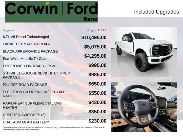 Used 2025 Ford F350 Lariat w/ Lariat Ultimate Package AWD/4WD image 3