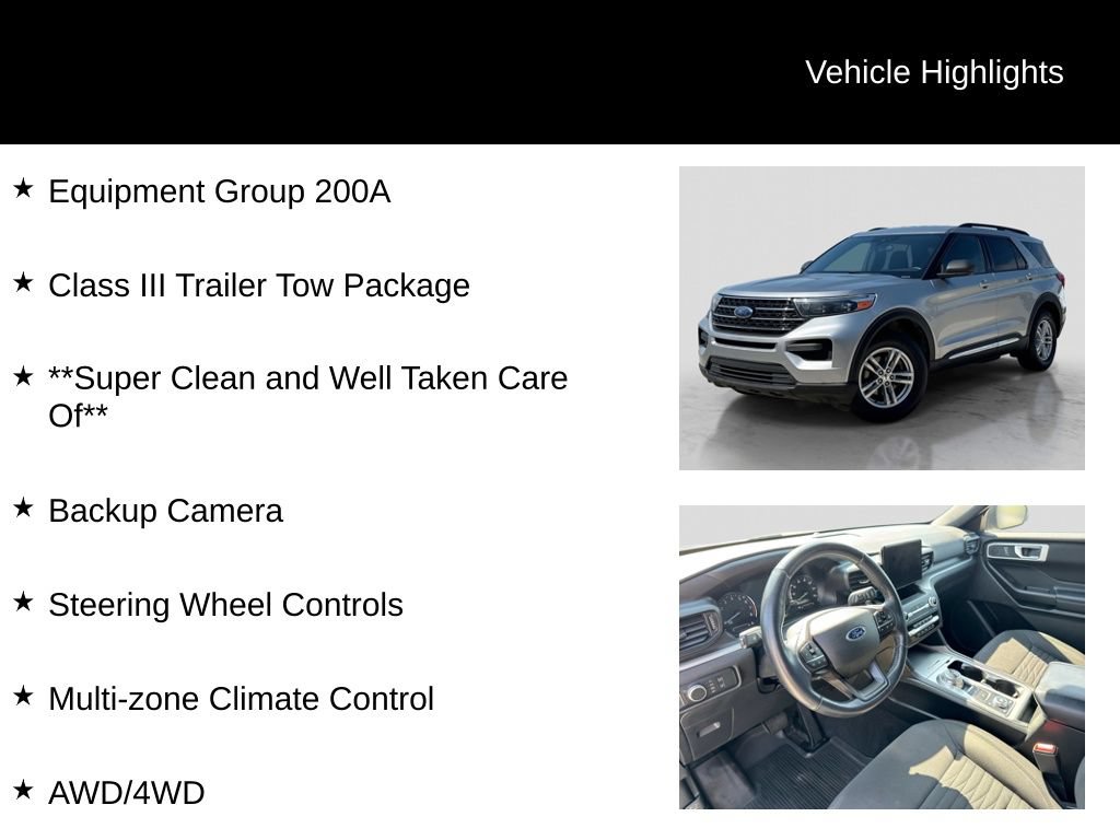 Used 2020 Ford Explorer XLT w/ Class III Trailer Tow Package AWD/4WD image 6