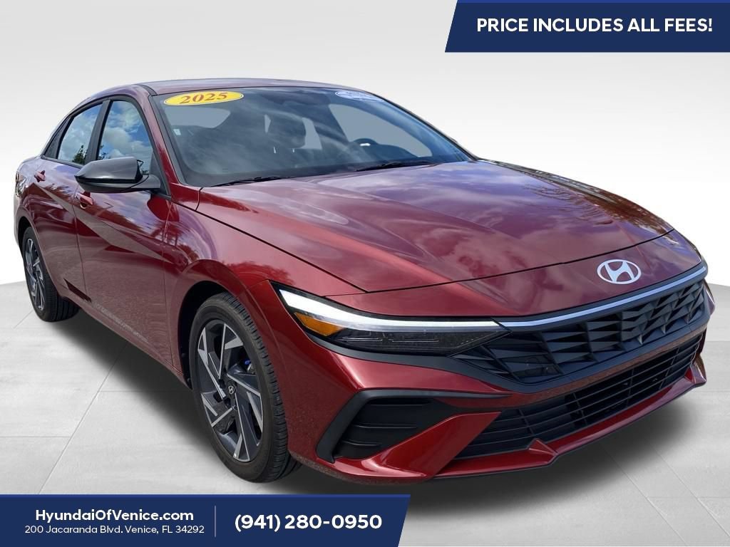 Certified 2025 Hyundai Elantra Sport