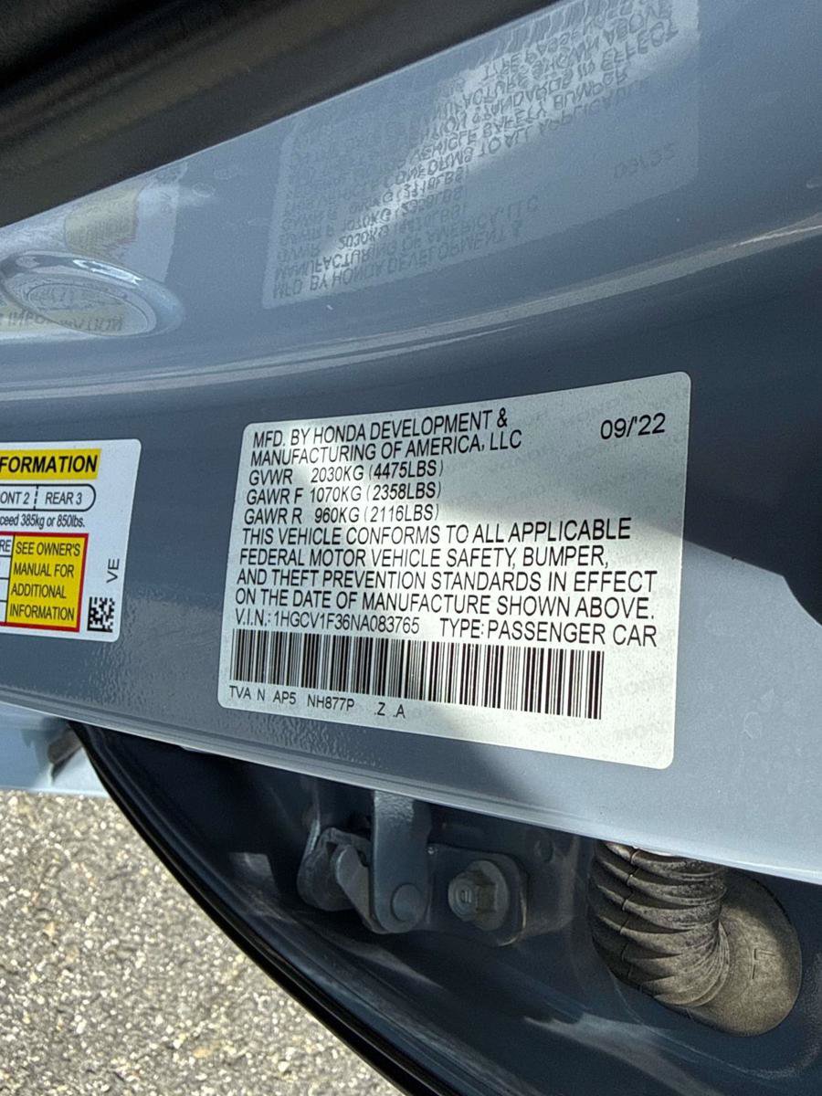 Used 2022 Honda Accord Sport image 35