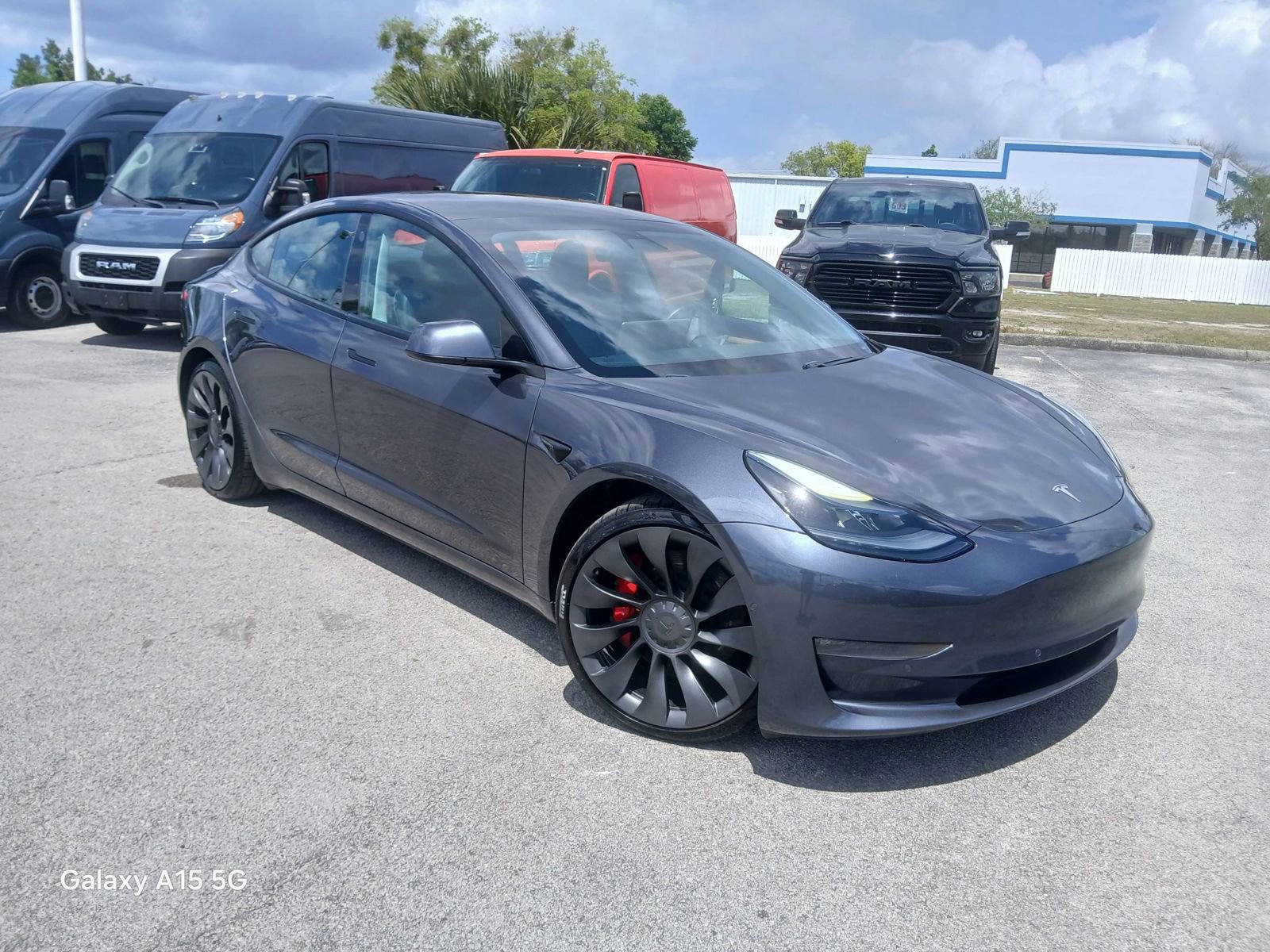Used 2021 Tesla Model 3 Performance AWD/4WD image 1