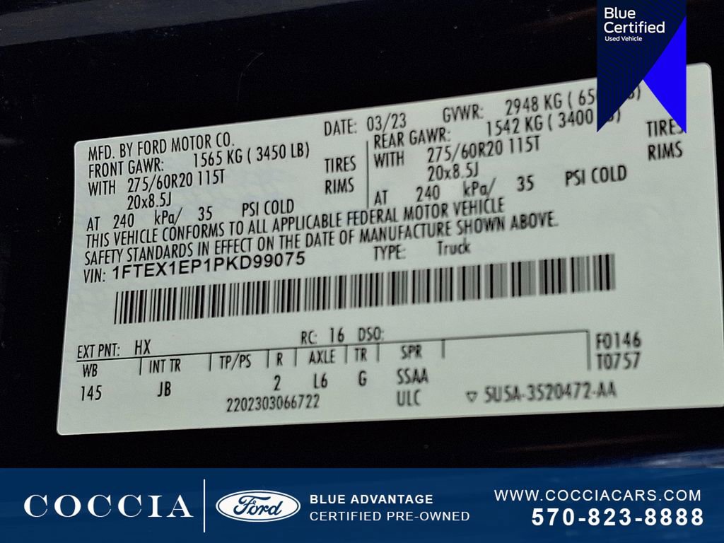 Certified 2023 Ford F150 XL w/ STX Appearance Package image 28