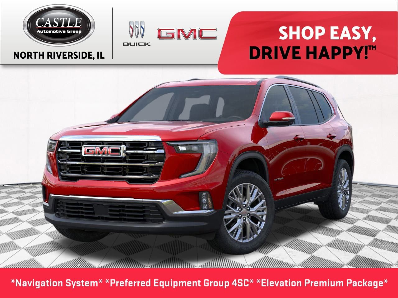 New 2025 GMC Acadia Elevation w/ Elevation Premium Package