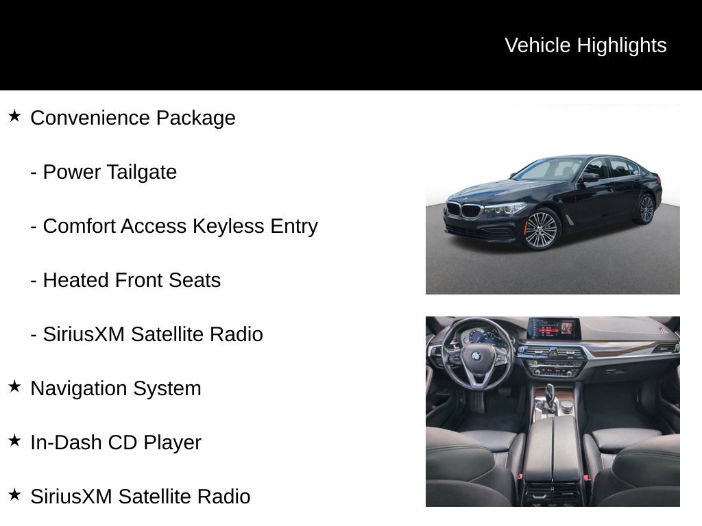 Used 2019 BMW 540i xDrive w/ Convenience Package AWD/4WD image 7