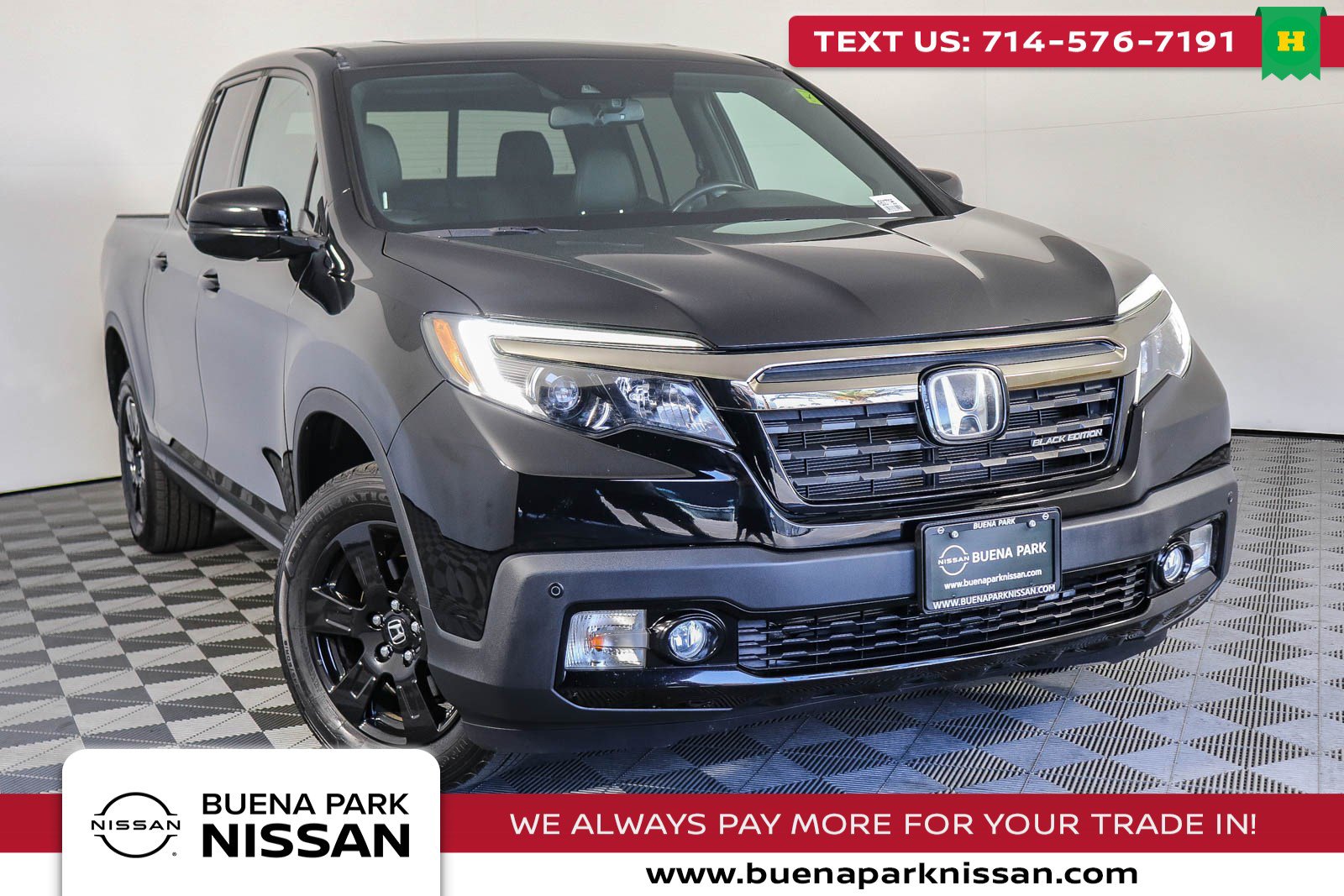 Used 2019 Honda Ridgeline Black Edition