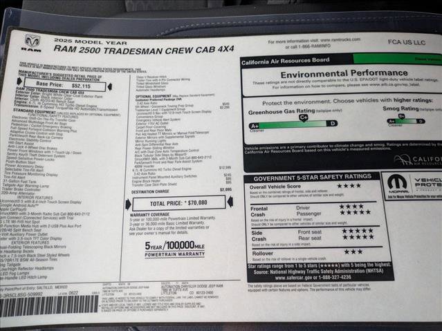 New 2025 RAM 2500 Tradesman image 18