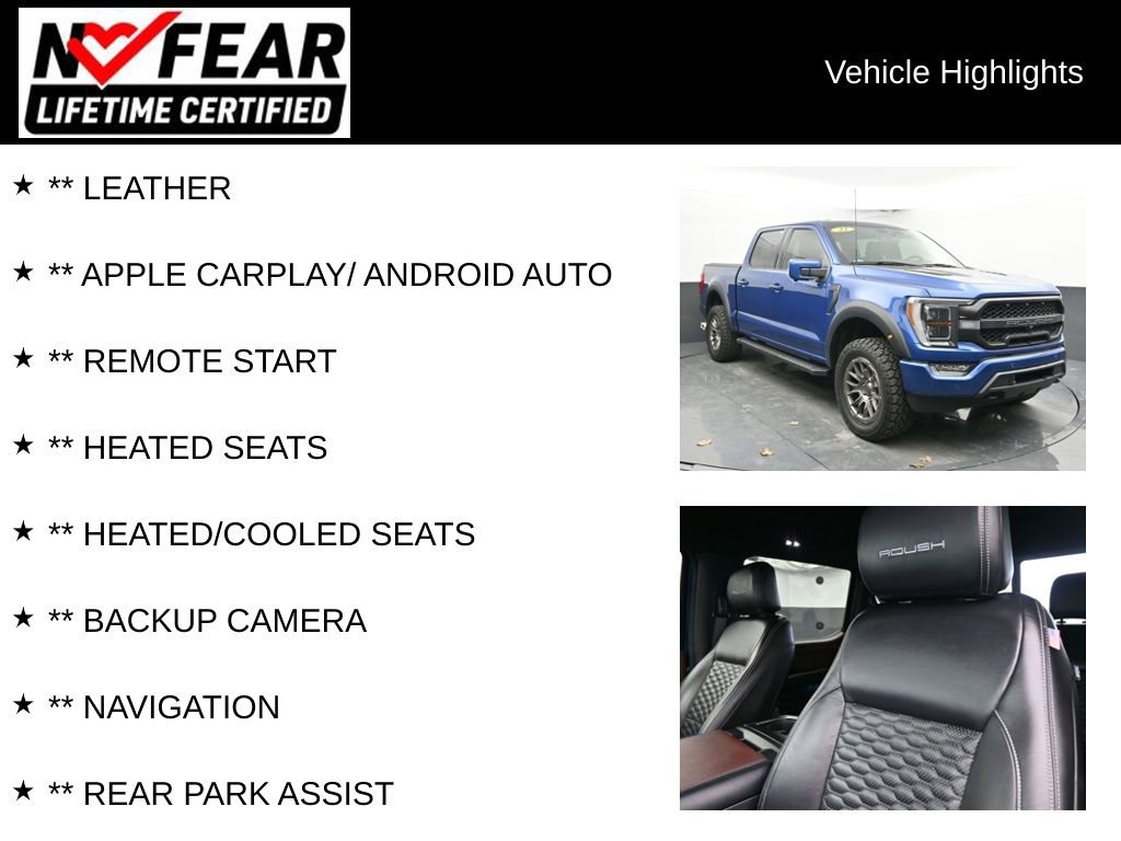 Used 2022 Ford F150 Lariat w/ Equipment Group 502A High image 2