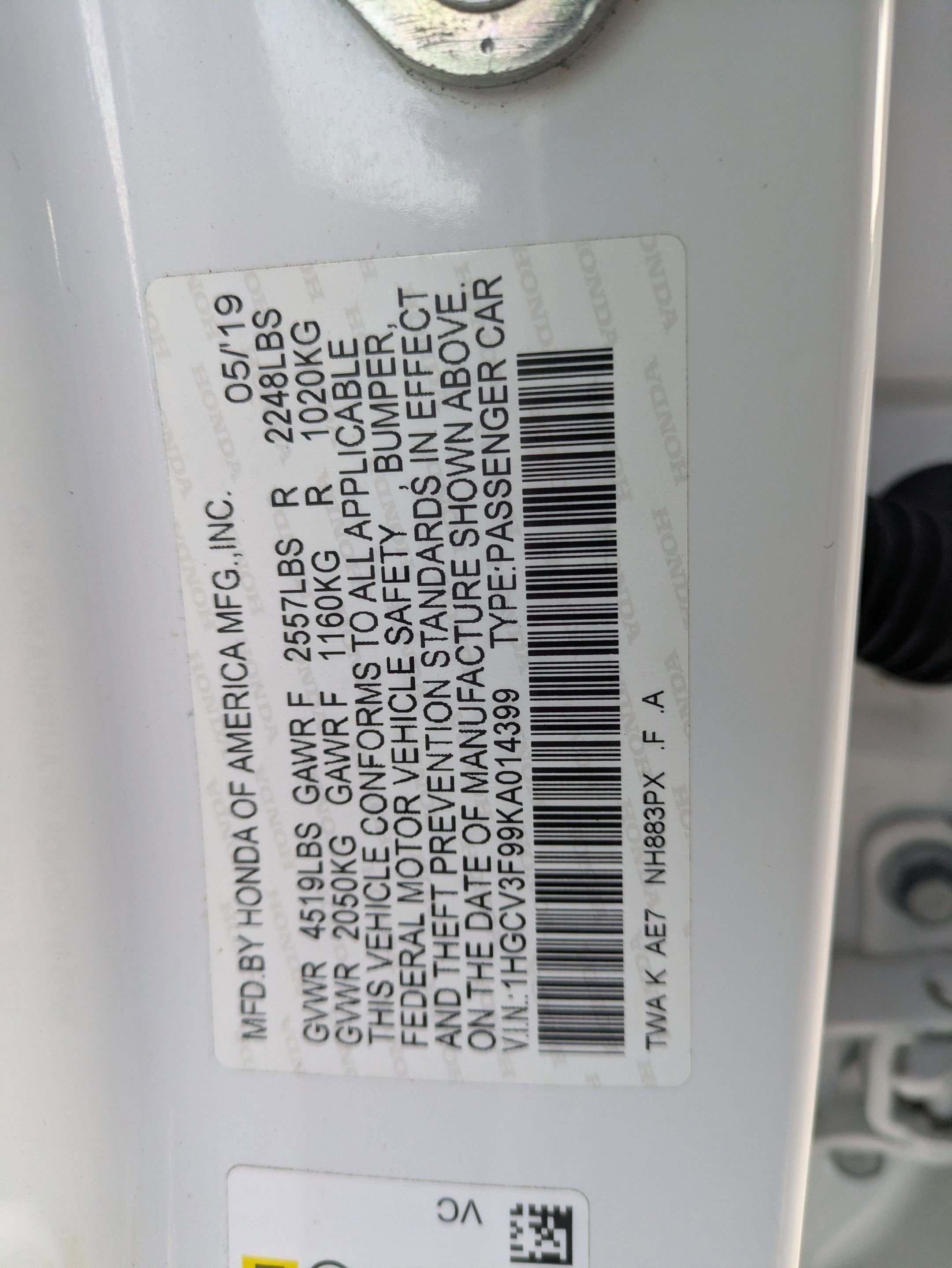 Certified 2019 Honda Accord Touring image 30