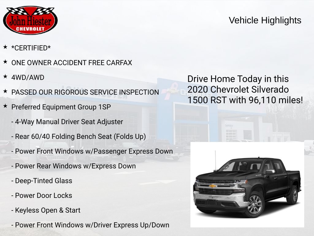 Used 2020 Chevrolet Silverado 1500 RST AWD/4WD image 3