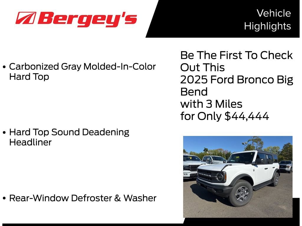 New 2025 Ford Bronco Big Bend image 5