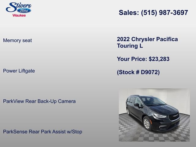 Used 2022 Chrysler Pacifica Touring-L FWD image 16