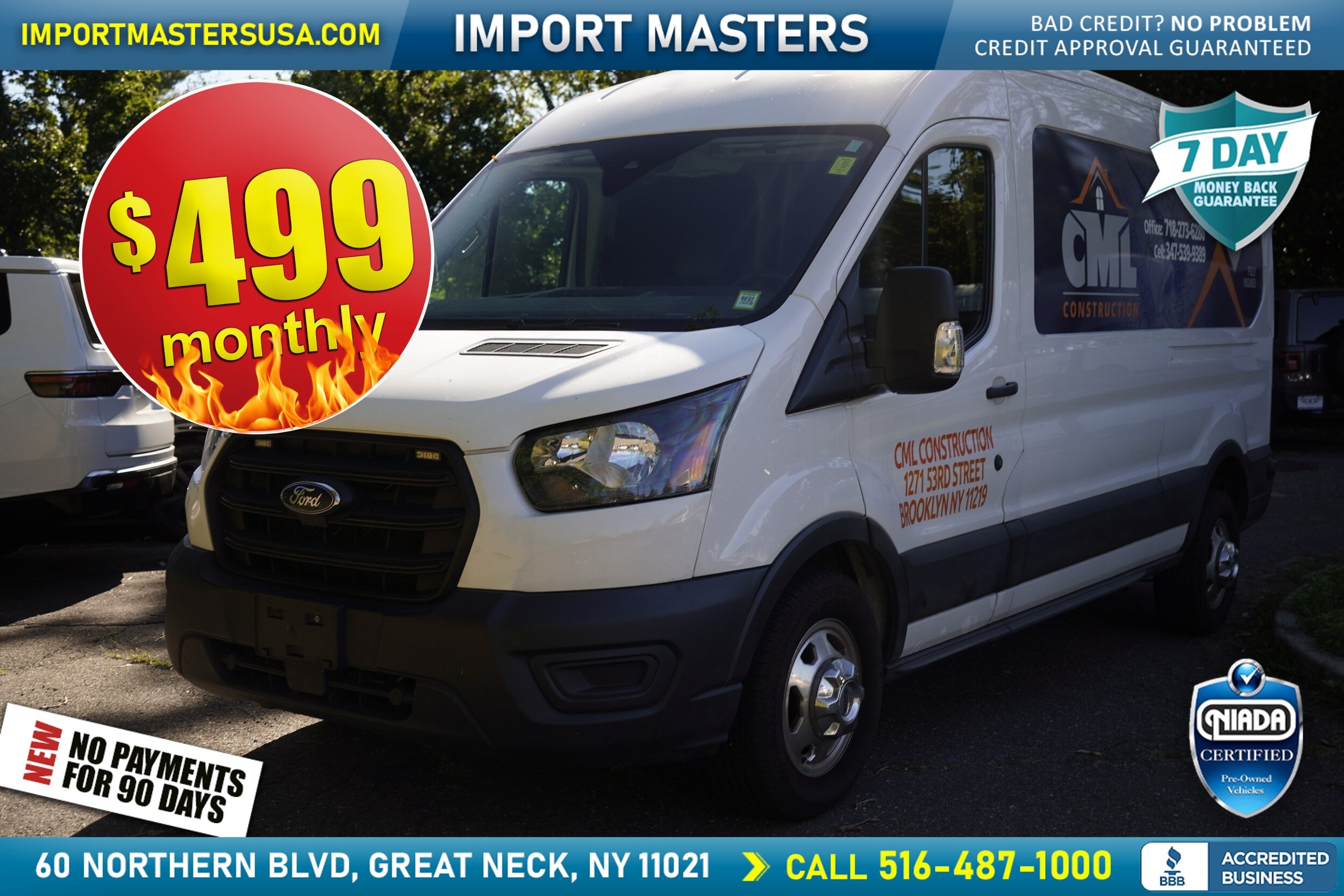 Used 2020 Ford Transit 350 Medium Roof AWD w/ Load Area Protection Package