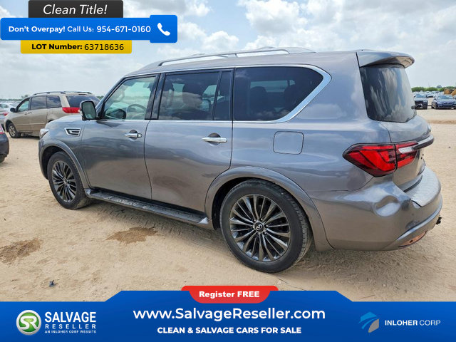 Used 2021 INFINITI QX80 Premium Select w/ Cargo Package RWD image 3