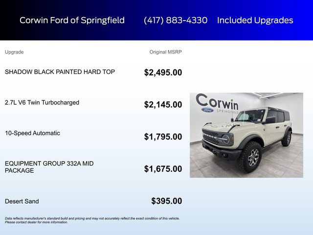 Certified 2025 Ford Bronco Badlands image 6