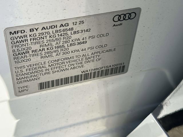 New 2025 Audi Q6 e-tron Premium Plus AWD/4WD image 14