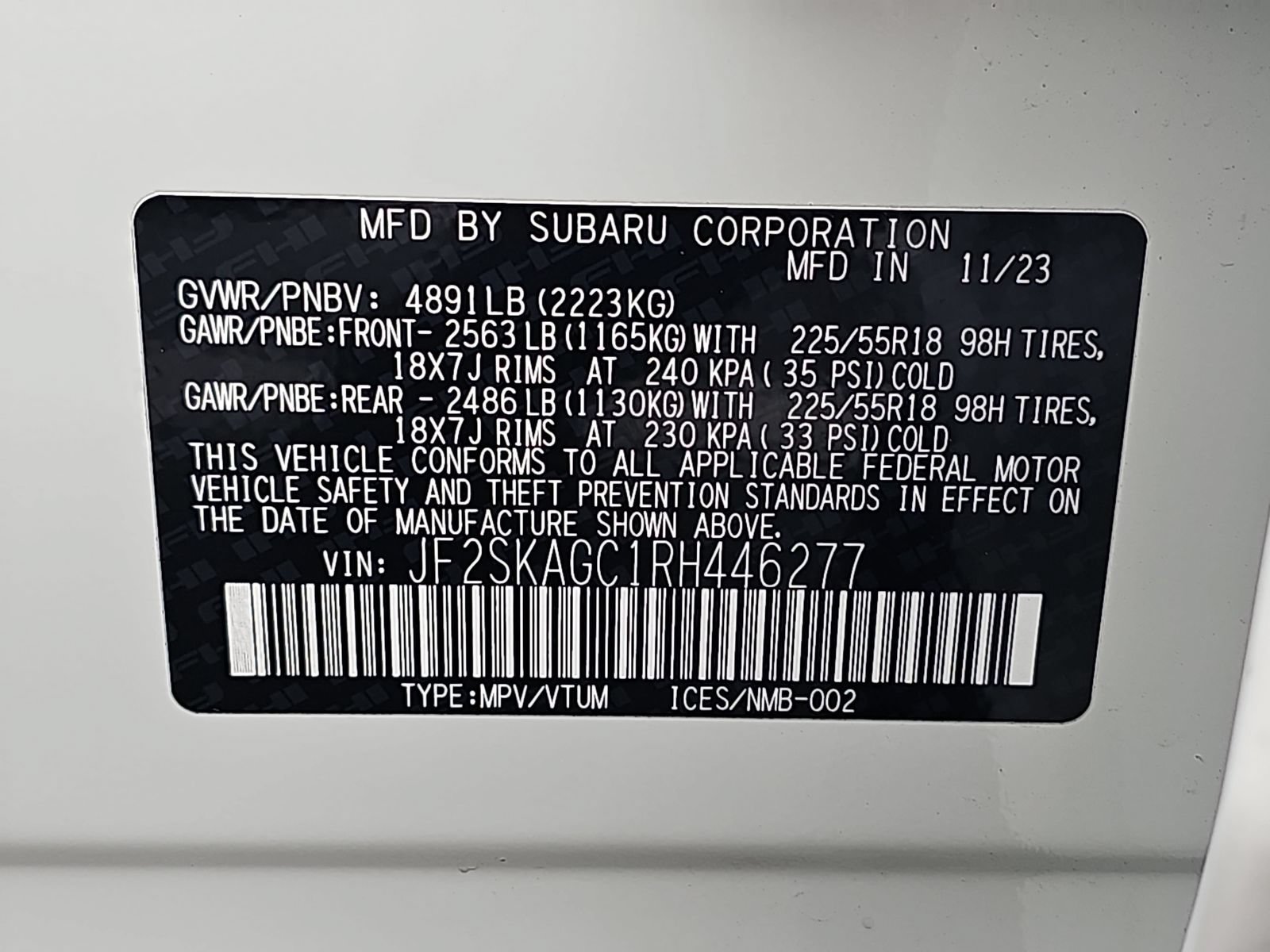 Certified 2024 Subaru Forester Sport AWD/4WD image 39