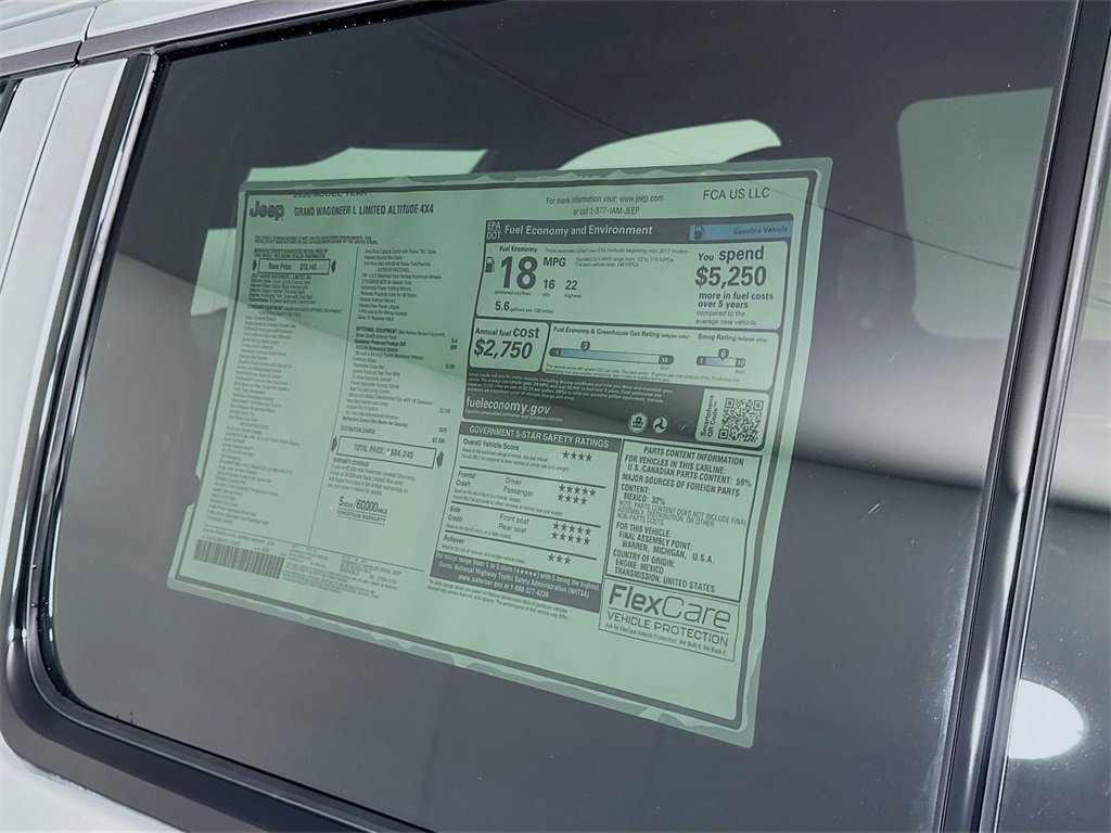 New 2026 Jeep Grand Wagoneer L Limited w/ Premium Group II image 17