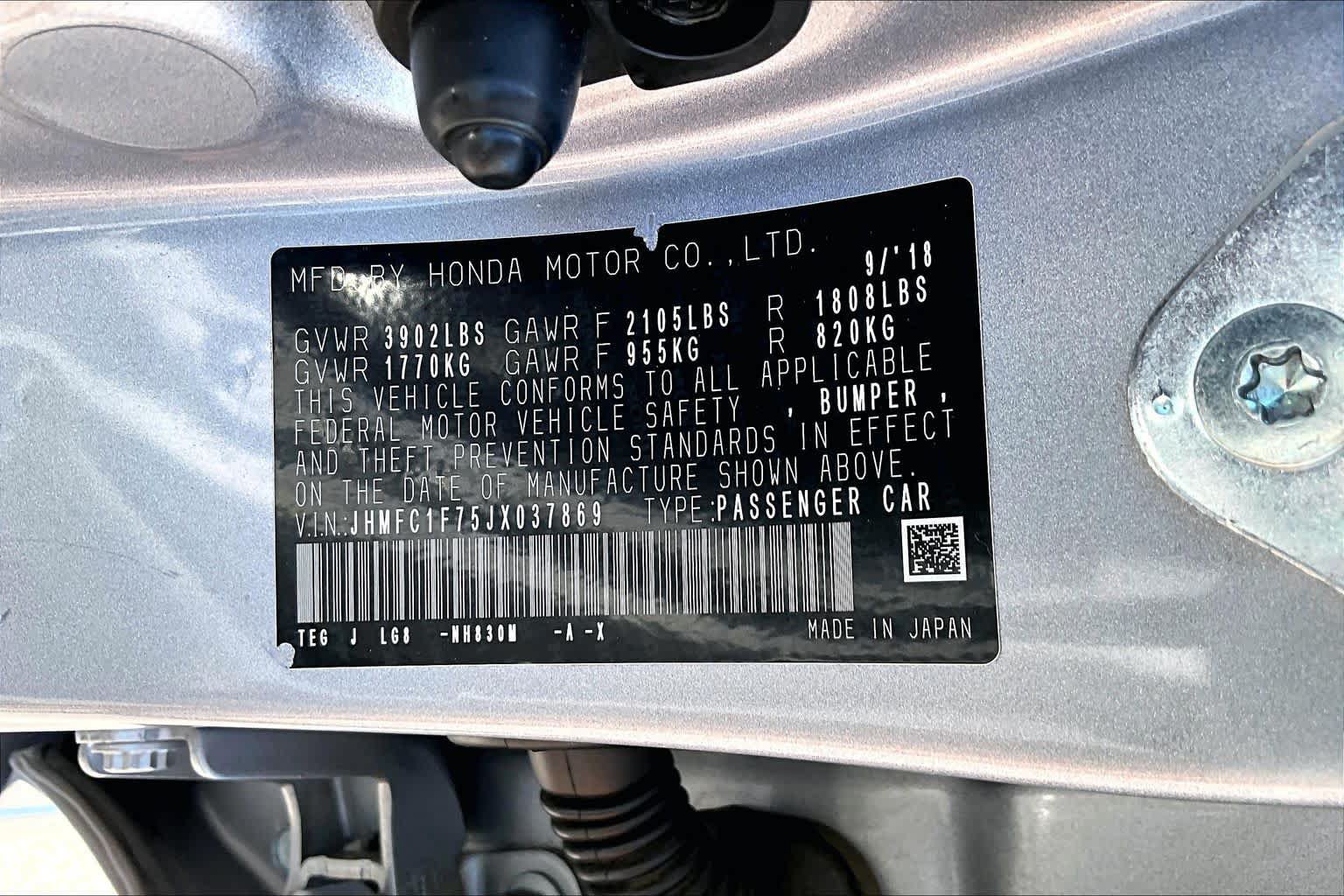 Used 2018 Honda Civic EX-L image 36