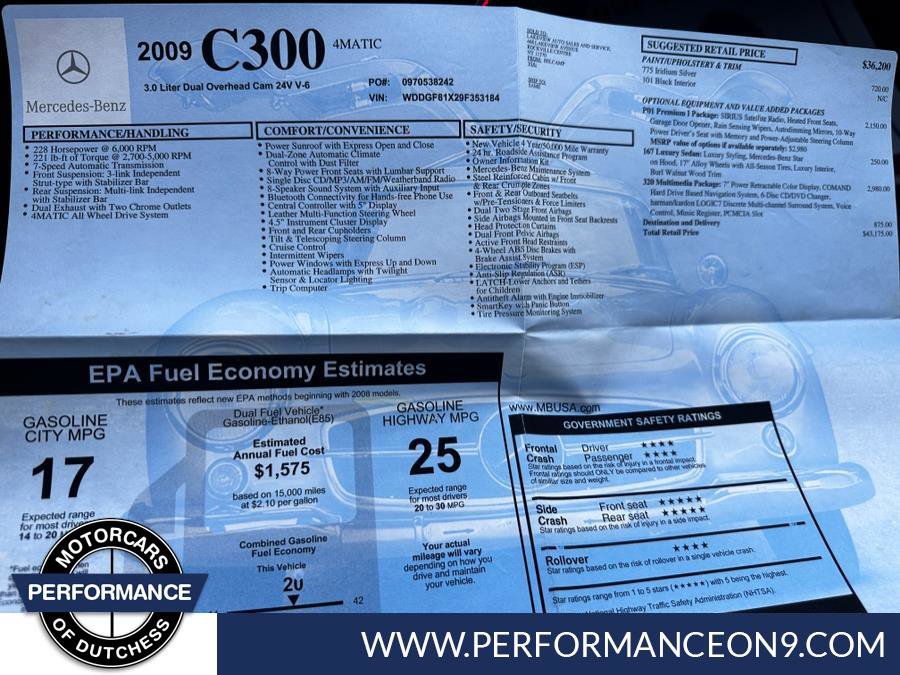 Used 2009 Mercedes-Benz C 300 Sport image 49