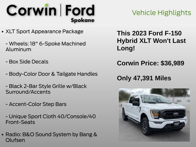Used 2023 Ford F150 XLT w/ Equipment Group 302A High AWD/4WD image 31