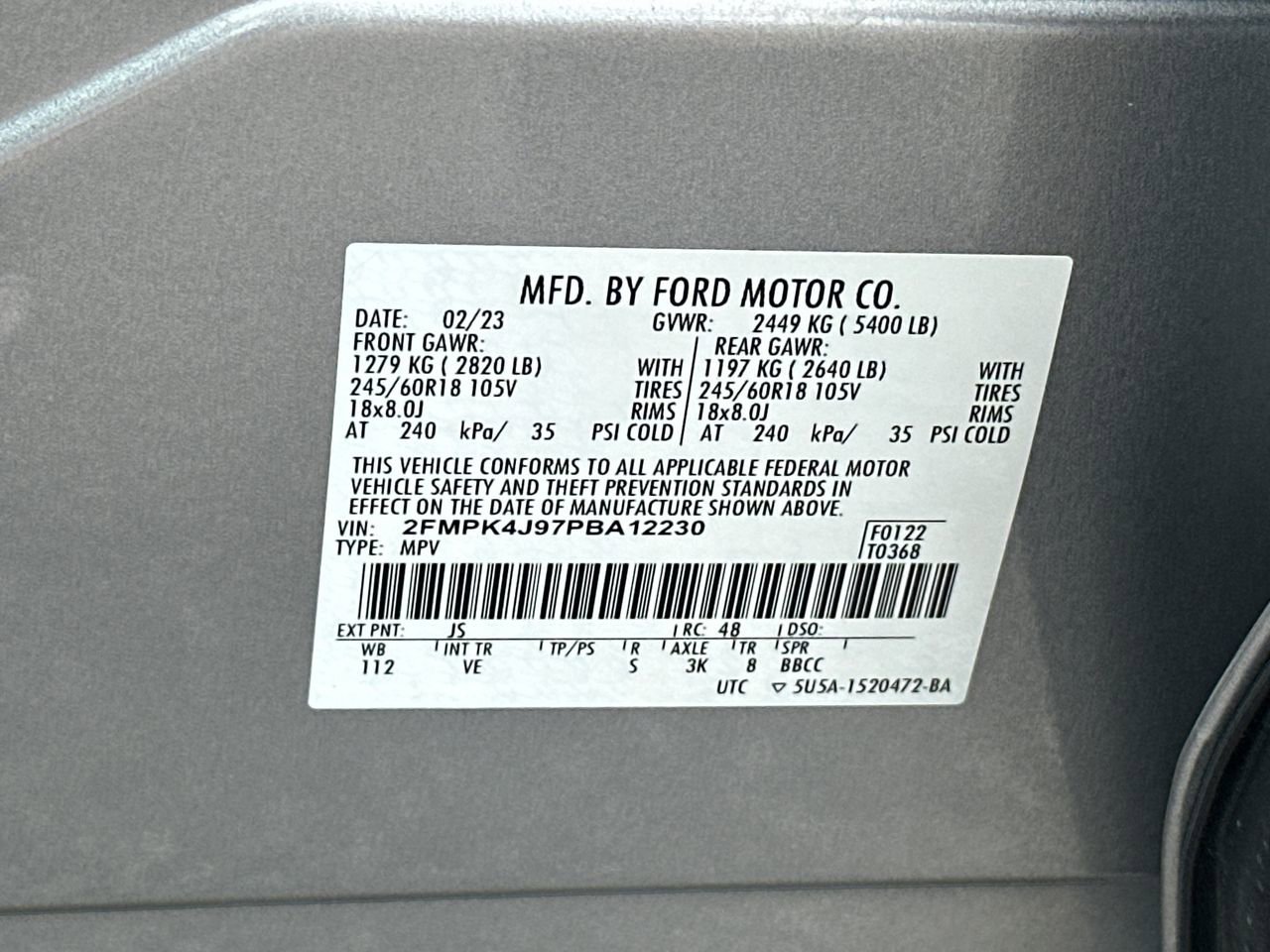 Certified 2023 Ford Edge SEL w/ Convenience Package AWD/4WD image 34