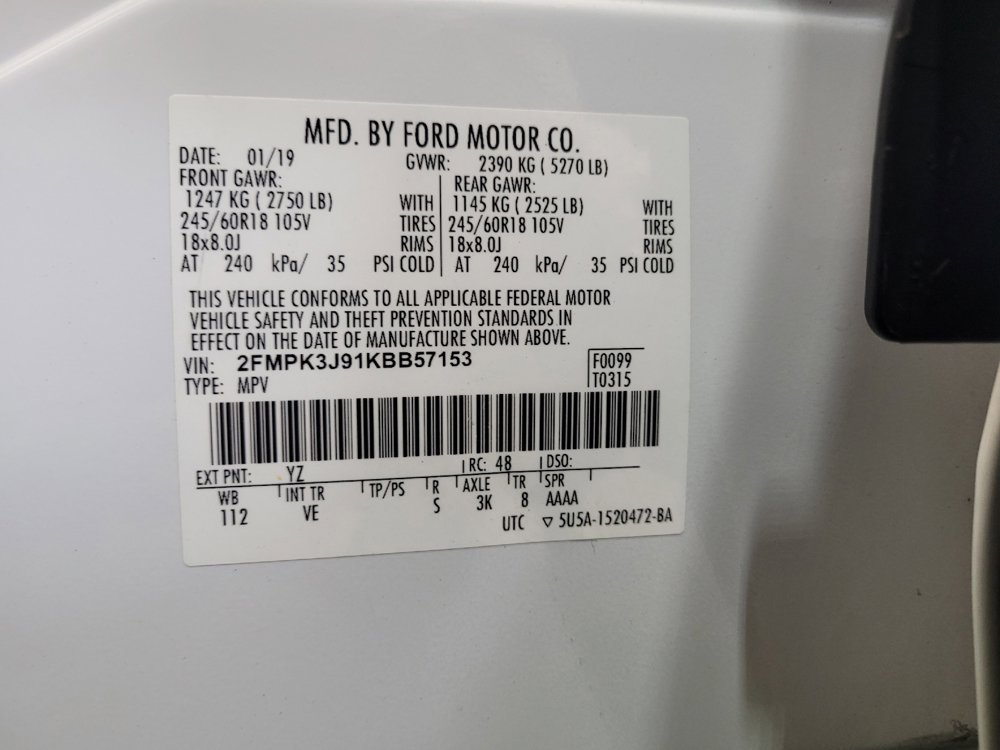 Used 2019 Ford Edge SEL w/ Equipment Group 201A FWD image 33