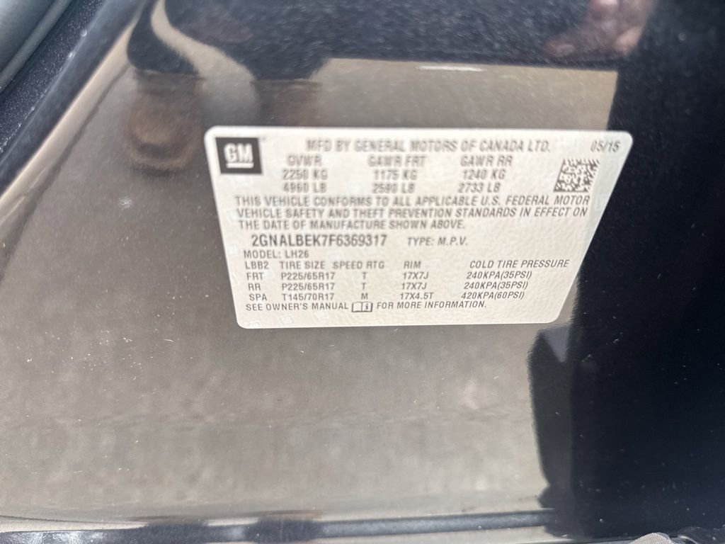 Used 2015 Chevrolet Equinox LT w/ Driver Convenience Package image 54