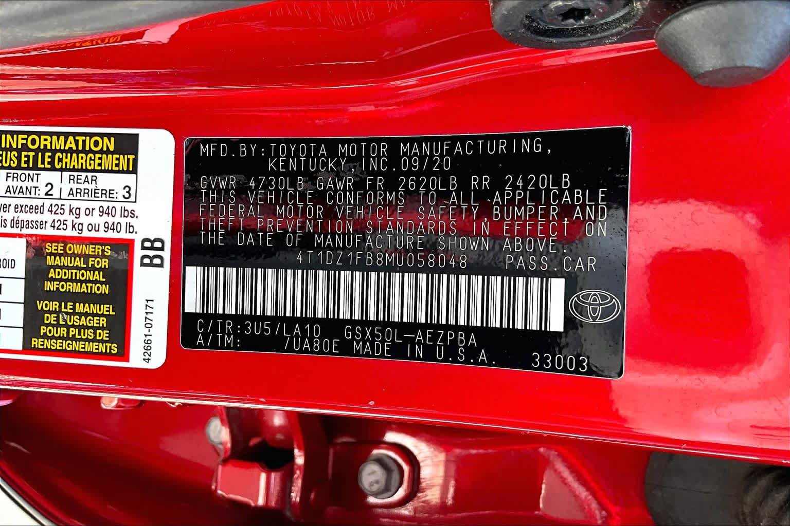 Used 2021 Toyota Avalon Limited w/ Advanced Safety Package FWD image 37