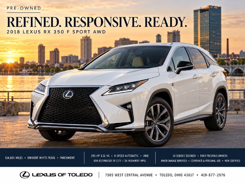 Used 2018 Lexus RX 350 AWD w/ Premium Package image 3