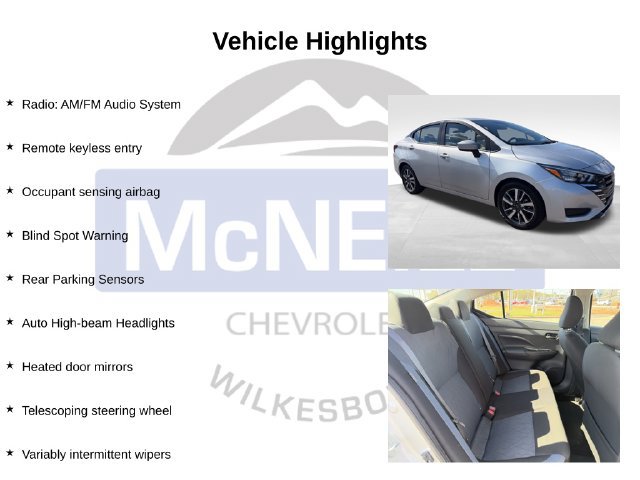 Used 2025 Nissan Versa SV FWD image 10
