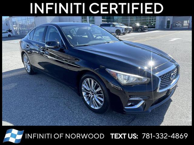 Certified 2022 INFINITI Q50 Luxe w/ Cargo Package