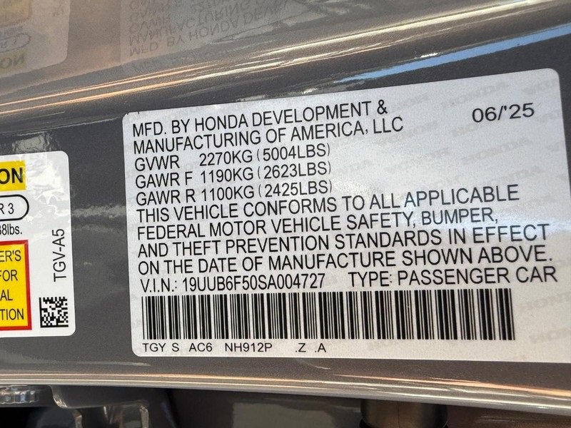 New 2025 Acura TLX SH-AWD w/ A-SPEC Pkg image 18