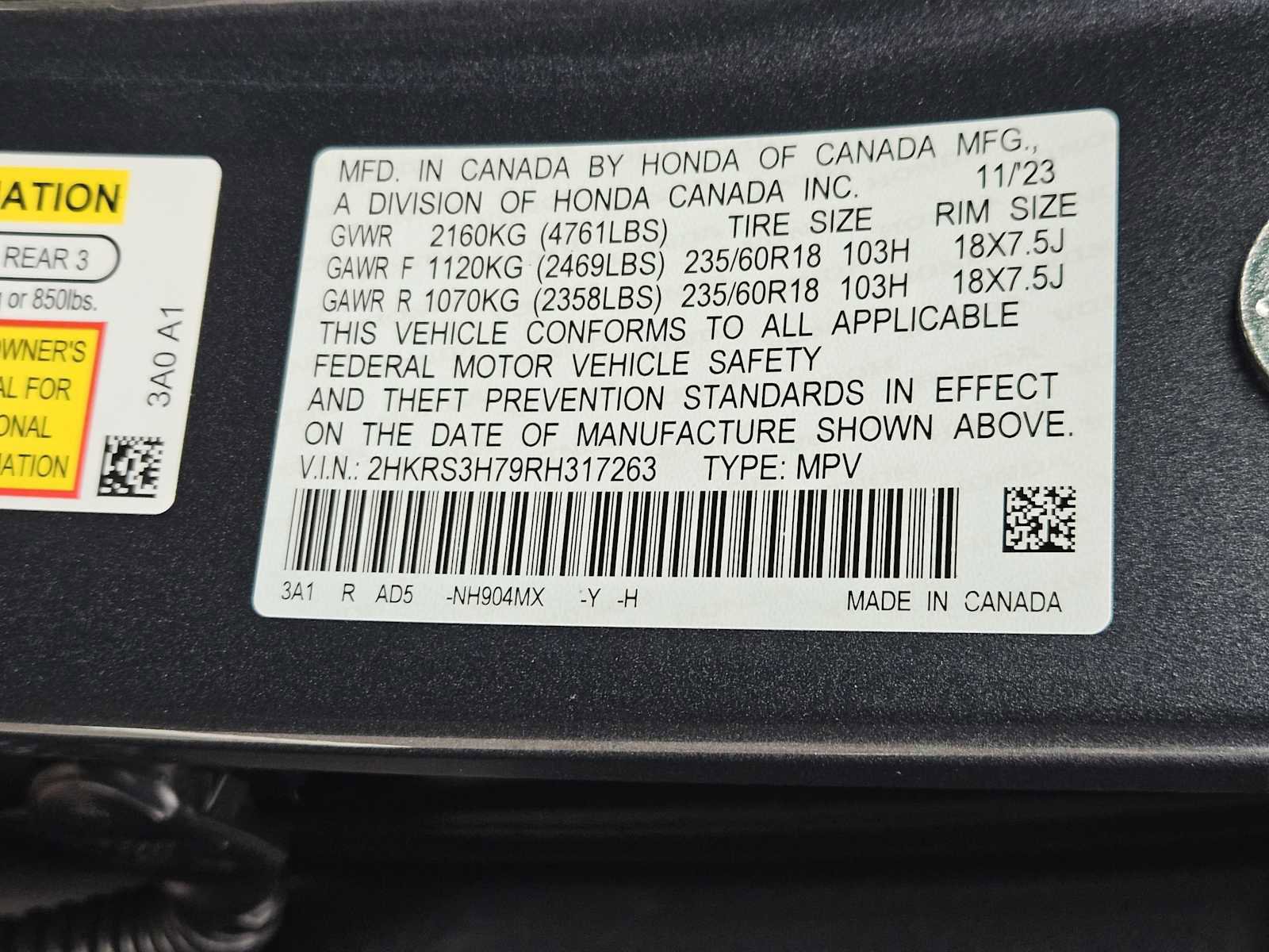 Certified 2024 Honda CR-V EX-L image 30