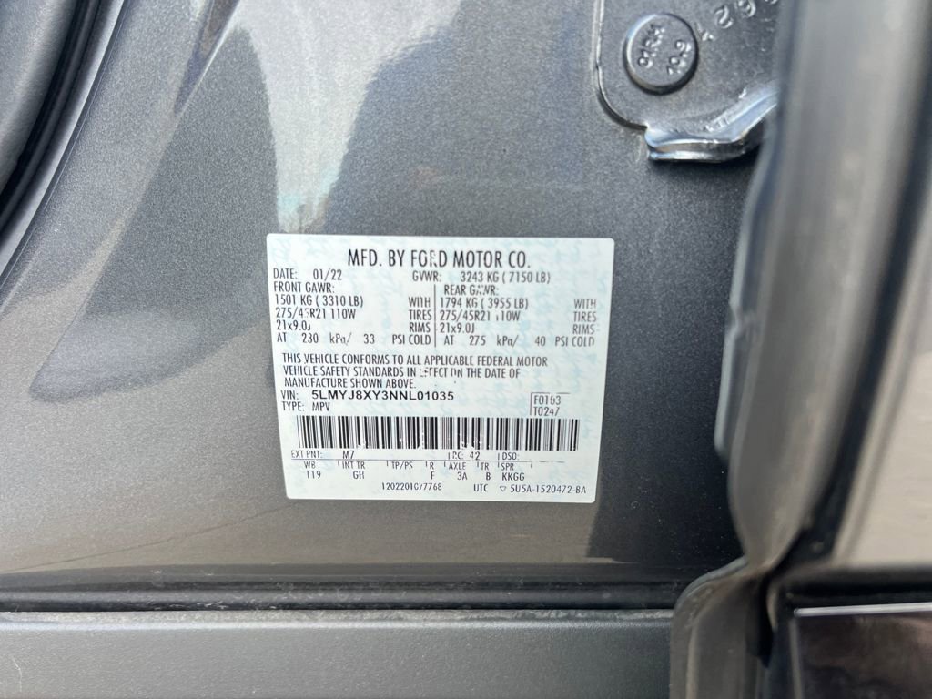 Used 2022 Lincoln Aviator Grand Touring image 32