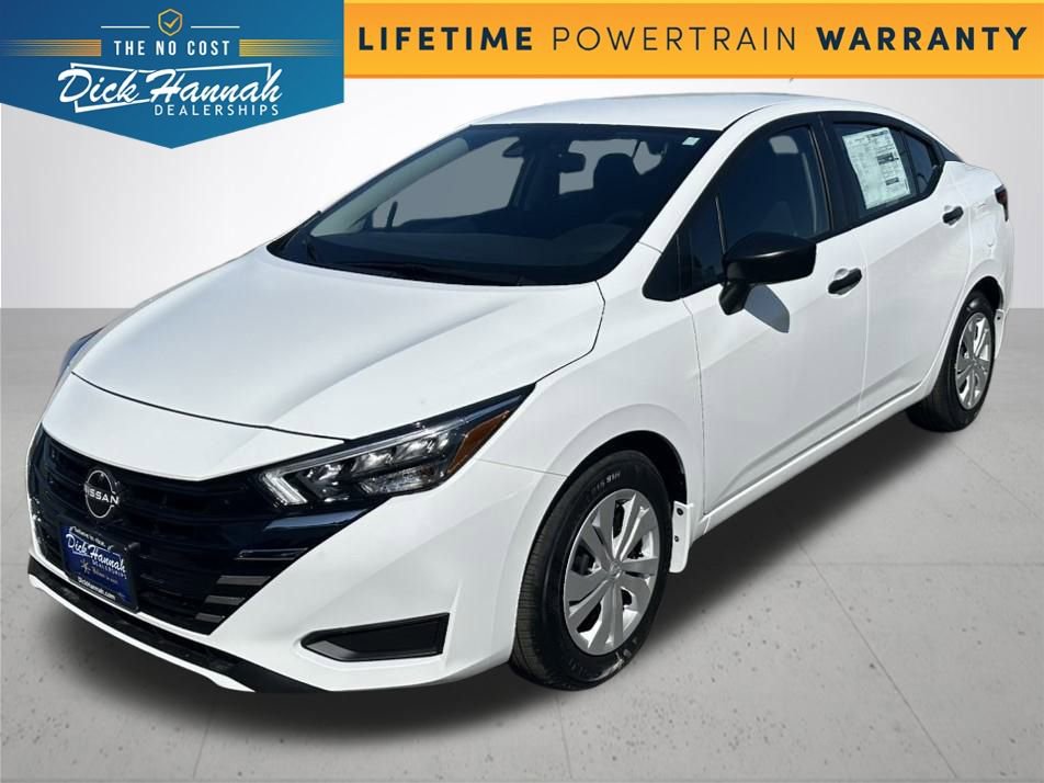 New 2025 Nissan Versa S w/ Trunk Package