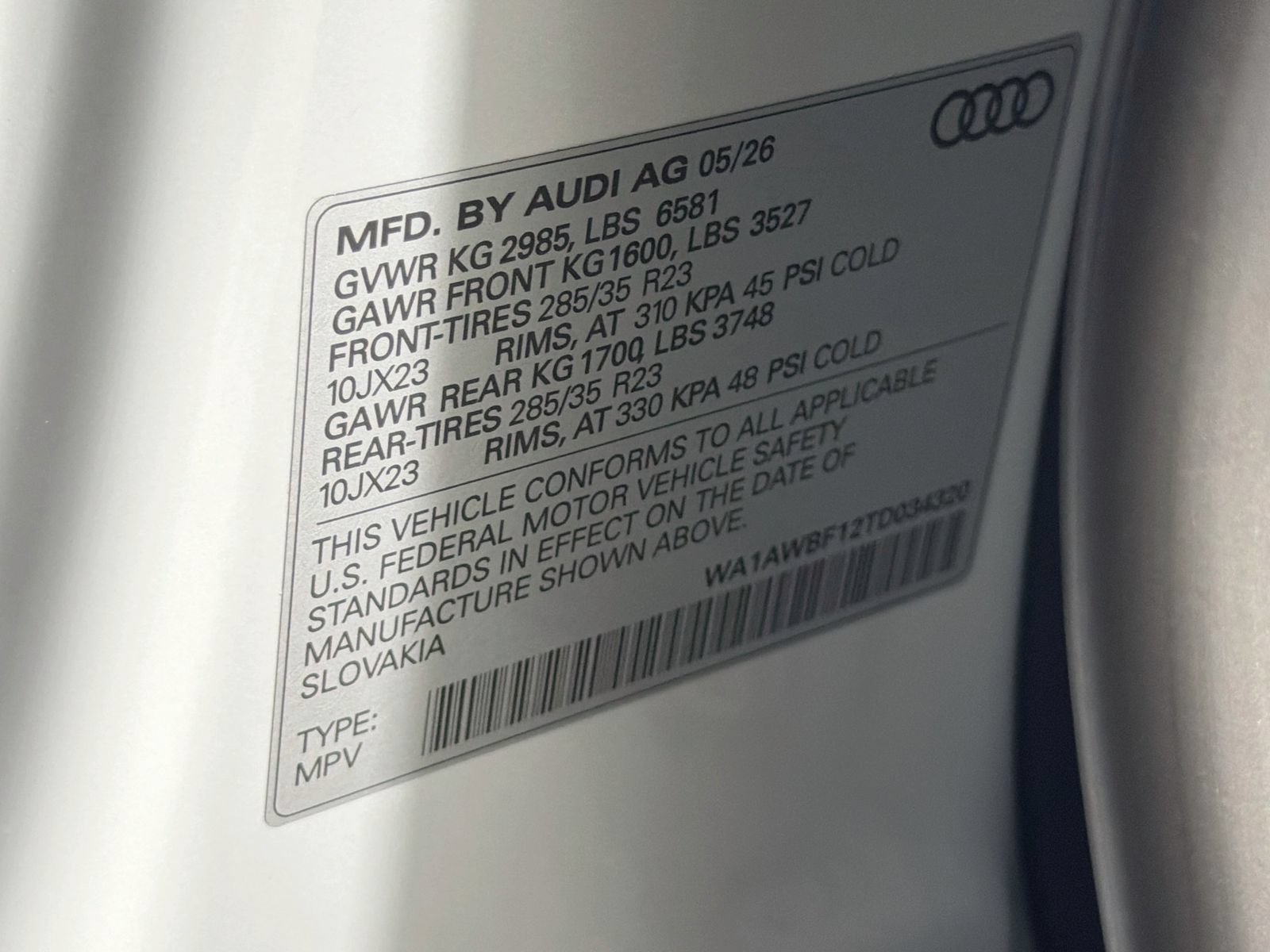 New 2026 Audi SQ8 Premium Plus AWD/4WD image 34