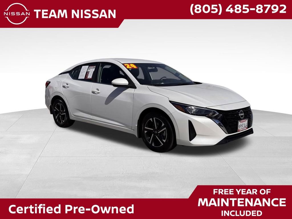 Certified 2024 Nissan Sentra SV w/ All-Weather Package