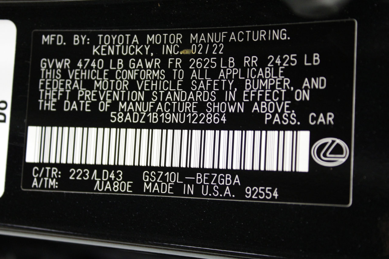 Used 2022 Lexus ES 350 Premium image 91