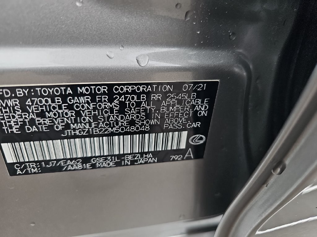 Used 2021 Lexus IS 350 F Sport w/ Navigation Package RWD image 42