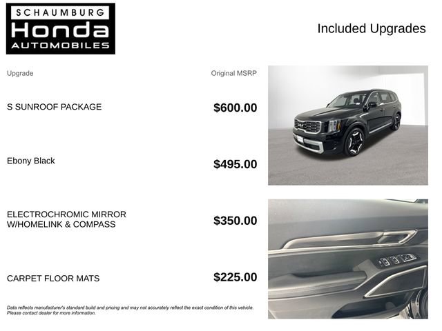 Used 2024 Kia Telluride S w/ S Sunroof Package image 4